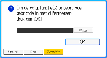 Afbeelding van bedieningspaneel