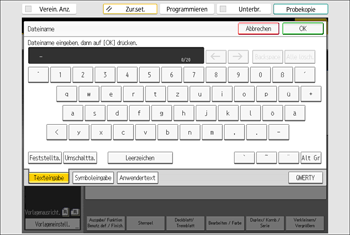 Afbeelding van bedieningspaneel
