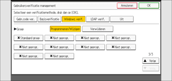 Afbeelding van bedieningspaneel