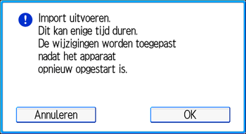 Afbeelding van bedieningspaneel
