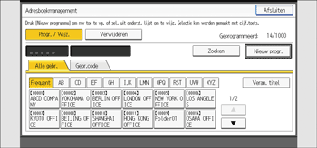 Afbeelding van bedieningspaneel