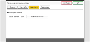 Afbeelding van bedieningspaneel