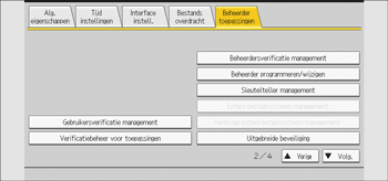 Afbeelding van bedieningspaneel