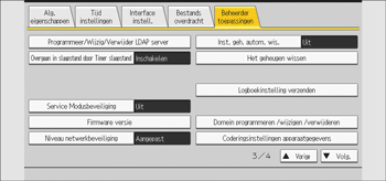 Afbeelding van bedieningspaneel
