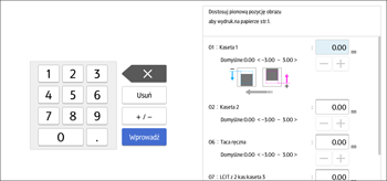Ilustracja ekranu panela operacyjnego