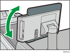 Ilustração do painel de controlo