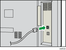 Иллюстрация подключения кабеля Ethernet