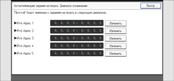 Иллюстрация экрана панели управления