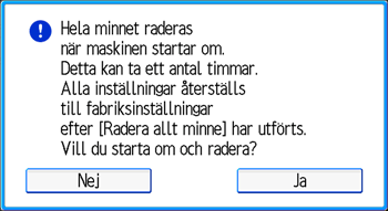 Bild på användarpanelens skärm