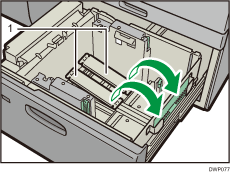 Two-tray Wide LCT illustration numbered callout illustration