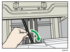 Ilustração da unidade de grampos