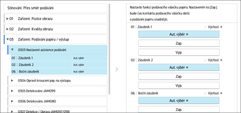 Ilustrace ovládacího panelu