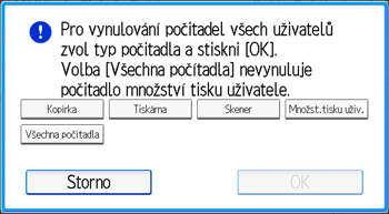 Ilustrace ovládacího panelu