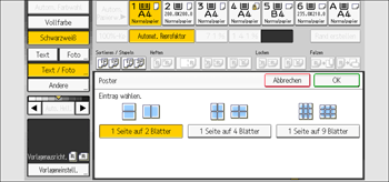 Abbildung Bedienfeld-Display