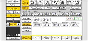 Abbildung Bedienfeld-Display