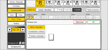 Abbildung Bedienfeld-Display