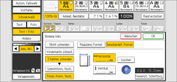 Abbildung Bedienfeld-Display