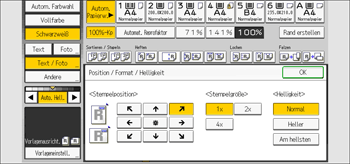Abbildung Bedienfeld-Display