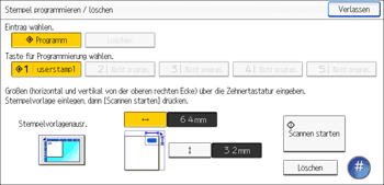 Abbildung Bedienfeld-Display