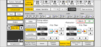 Abbildung Bedienfeld-Display
