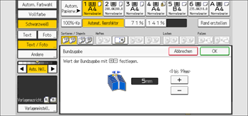 Abbildung Bedienfeld-Display