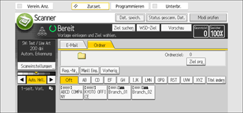 Abbildung Bedienfeld-Display