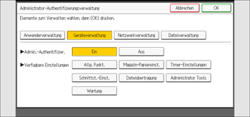 Abbildung Bedienfeld-Display