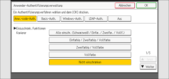 Abbildung Bedienfeld-Display