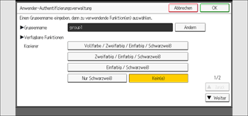 Abbildung Bedienfeld-Display