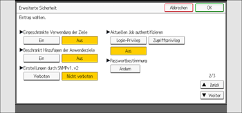 Abbildung Bedienfeld-Display