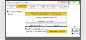 Abbildung Bedienfeld-Display