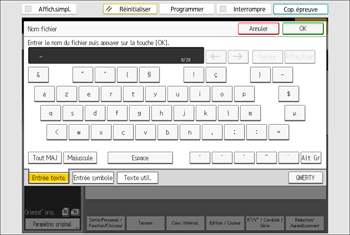 Ilustración de la pantalla del panel de mandos