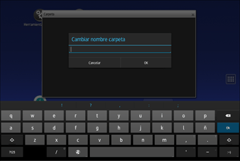Ilustración de la pantalla del panel de mandos