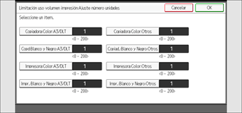 Ilustración de la pantalla del panel de mandos