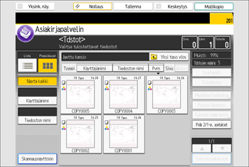 Käyttöpaneelin näyttö