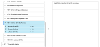 Käyttöpaneelin näyttö
