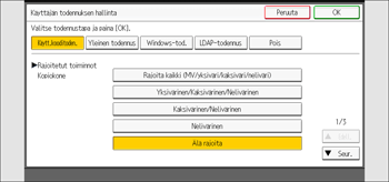 Käyttöpaneelin näyttö