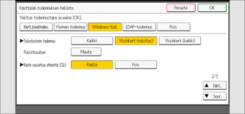 Käyttöpaneelin näyttö