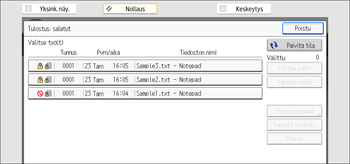 Käyttöpaneelin näyttö