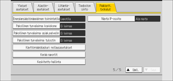 Käyttöpaneelin näyttö