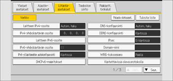 Käyttöpaneelin näyttö