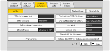 Käyttöpaneelin näyttö