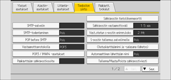 Käyttöpaneelin näyttö