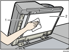 Illustration de l'ADF avec numérotation