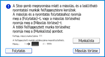 A kezelőpanel ismertetése