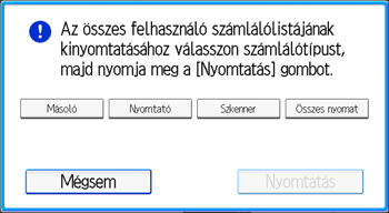 A kezelőpanel ismertetése
