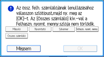 A kezelőpanel ismertetése
