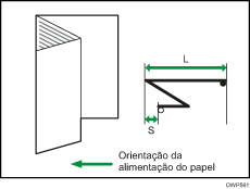 Ilustração de ajuste de posição de dobragem para folheto