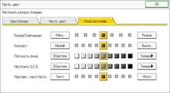 Иллюстрация экрана панели управления