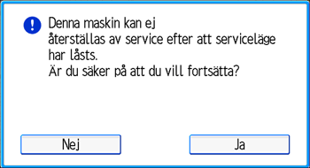 Bild av användarpanelens skärm